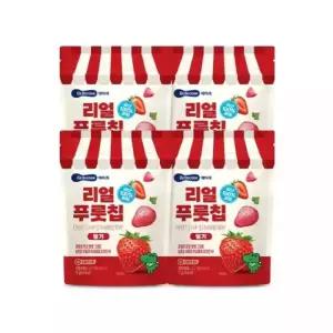 [베베쿡] 리얼푸룻칩 딸기 4봉