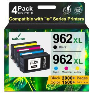 HP 오피스젯 프로 9015E 9010 9025E 901525E 9018E 9020 프린터용 962XL 잉크 카트리지용 카트리지 콤보 팩 작동 (4색)