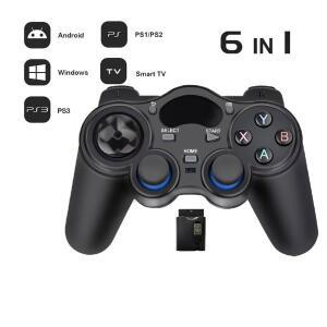 PS1 용 게임 컨트롤러 PS2 PS3 호환 PC TV 안드로이드 호환 2.4GHz 무선 조이스틱 콘솔 플레이 스테이션 패
