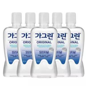 [동아제약] 가그린 구강청결제 오리지널/제로/스트롱/후레시라임 750ml x 5개