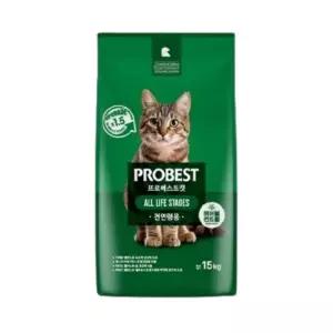 [프로베스트 캣] 전연령 고양이 사료 15kg, 1포
