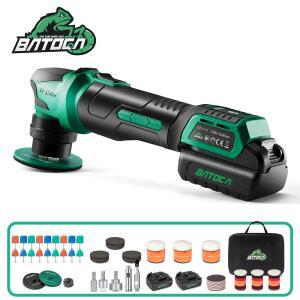 바토카 S4 무선 자동차 광택기 폴리싱 머신 3mm12mm 랜덤 오비탈 무료 2개 2.0Ah 리튬 배터리