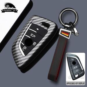 BMW 호환 M 2 4 시리즈 I4 G22 G23 G26 G42용 ABS 카본 파이버 리모컨 자동차 키 커버 케이스