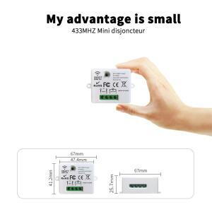Tuya WiFi 무선 스위치 1/2/3 갱 RF433MHz 구글 홈 알렉사 호환 타이머 음성 제어 배선 불필요