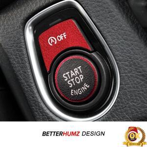BMW F30 F25 X5 F49 알칸타라 엔진 스타트 스톱 버튼 트림 스티커 자동차 인테리어 액세서리