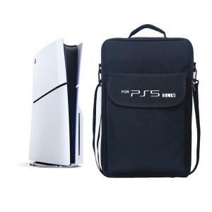 [호환품]PS5 슬림 휴대용 보관 숄더백 보호 커버 배낭 플레이스테이션 5 게임 액세서리