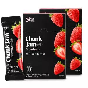 오트리 딸기 청크잼 스틱 500g 2개세트