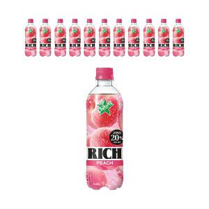 칠성사이다 리치 복숭아 500ml 12개