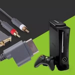 coms 게임기 AV 케이블 Xbox 360용 1.8M VGA 2RCA 기타주변기기