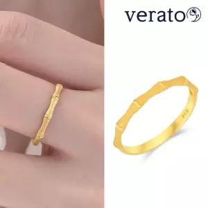 베라토 24K 순금 뱀부 반돈 반지 1.875g