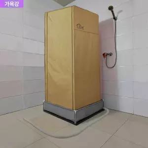 이동식 부스 간이 야외 샤워실 임시 파티션 시골 현장 관리실 농막 초소 미니 텐트 조립식