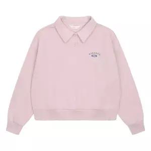[보리보리/소이]여아 기모 레터링 카라 맨투맨 티셔츠 22W3461_VI