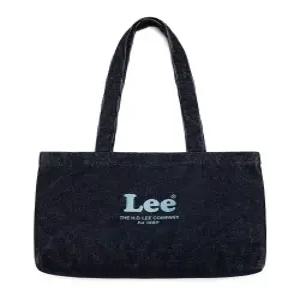 리 LEE 빈티지 로고 코듀로이 에코백 인디고 다크