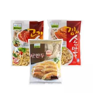 칠갑농산 대용량 만두 1.3kg 1+1 고기 김치 손만두 군만두 179087