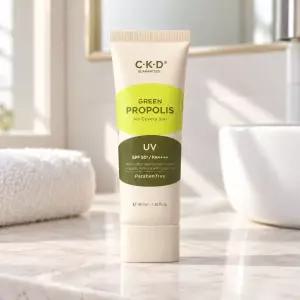 [파데프리 선크림/1+1] CKD 그린프로폴리스 올커버리선크림 1+1 기획(40ml+40ml)