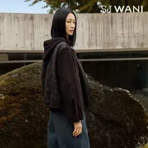 [SJ WANI]26FW 울실크 퀼팅 블루종 코트 1종