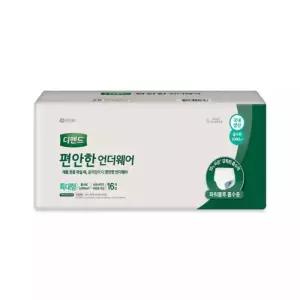 [신제품] 디펜드 편안한 언더웨어 일반특대형 64매 16매X4팩 팬티형기저귀 / 99냄새억