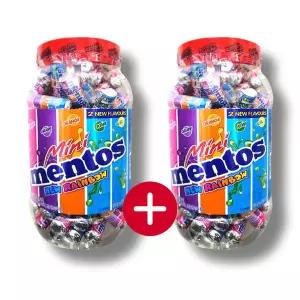 멘토스 뉴 레인보우 대용량 100개입 X 2개 5가지 과일 맛 mini mentos 농심
