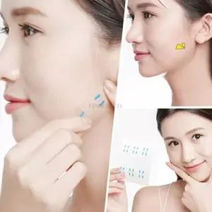 보이지 않는 페이스 리프팅 스티커 40/100개/세트 얼굴 라인 주름 처짐  V자형 페이셜 퀵 턱 테이프