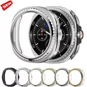갤럭시워치 케이스삼성 호환 갤럭시 호환 시계 8 클래식 46mm 보호대 베젤 링 + 커버 범퍼 쉘 Watch8 보호