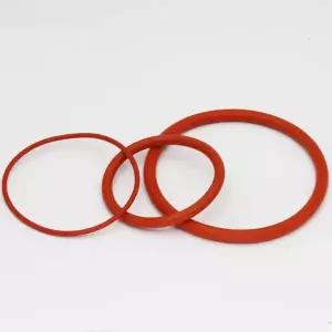레드 VMQ 실리콘 도장 와셔 O링 개스킷 외경 OD 6mm 두께 360mm 400mm 430mm