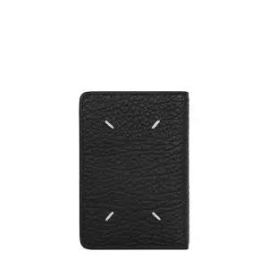 메종마르지엘라 MUST IT_마르지엘라 26FW 블랙 스티치 플랩 카드지갑 SA1VX0011 P4455 T8013