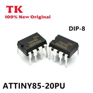 1-10개  85-20PU DIP-8 ATTINY85 20U 8비트 AVR 마이크로컨트롤러 칩 IC
