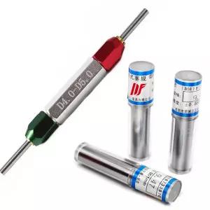 원통형 핀 게이지 스무스 플러그 홀 핸들 0.1-0.49mm 0.5-5.99mm 6-9.99mm 20.0mm