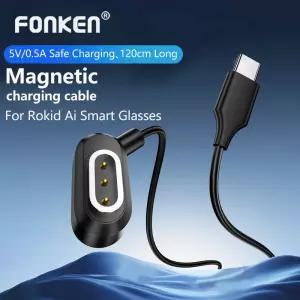 Rokid 안경 AI 충전기용 충전 케이블 스마트 액세서리용 자석 교체형 USB