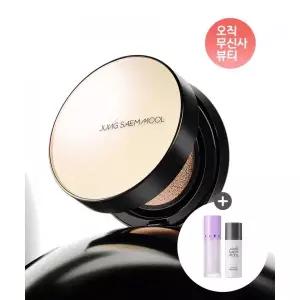 JUN AEMMOOL 에센셜 스킨 누더 쿠션 (리필포함)(글리터링 립 토퍼 #라벤더슈가 + 물크림 8ml 증정) 1039646