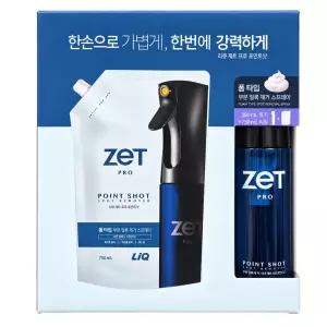 리큐 제트 프로 포인트샷 얼룩제거제 280ml + 리필750ml