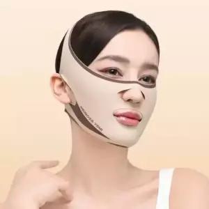 얼굴 밴드 홈케어 미용 턱 볼 피부 라인 셀프 관리 휴대 인쇄