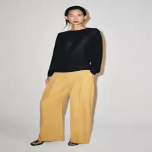 ZARA 와이드 니트 스웨터 - 블랙 3519/101/800