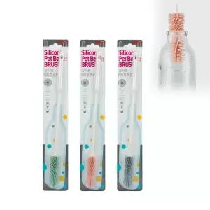 실리콘 작은 병솔/젖병솔/세척솔/물병/브러쉬/물병솔/젖병/텀블러솔/컵세척/설거지솔/병세척솔/주방솔/유리