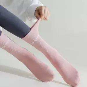 장목양말 여성 실내 운동 요가 필라테스 중목 논슬립 양말 블랙 발가락토삭스 테스토삭스 Yc-96910