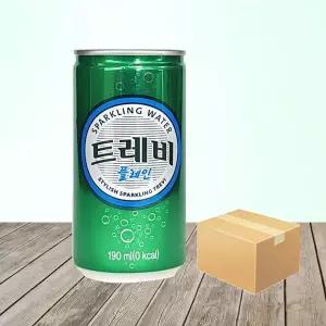 [하프클럽/기타]트레비 플레인 190ml x 30캔 탄산수 음료
