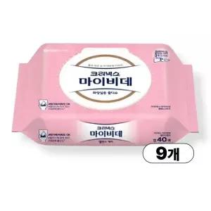 크리넥스 마이비데 밸런스케어 캡형 40매 X 9팩