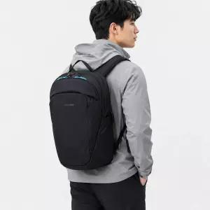 팩세이프 PACSAFE 41101138 에코 25L 백팩 (에코닐 블랙) 공용 백팩