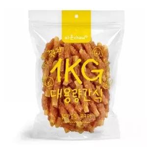 알티피아 강아지 닭가슴살 육포 1kg 대용량 건조 치킨 애견간식(WFPK32R)