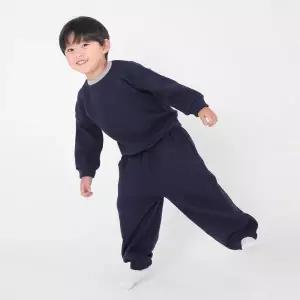 (더오투투)밍크기모 상하복 세트(네이비)겨울 유아 내의 실내복 등원룩 세트아동복