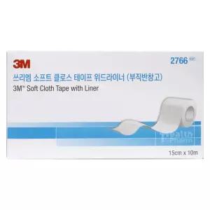 3M 소프트 클로스 테이프 위드라이너 2766 (부직반창고) 15cm x 10m