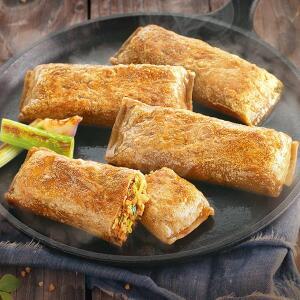 [맑은농가]메밀전병 1200g(120x10ea)/통메밀과매콤한김치로만든 HACCP인증 영양간식