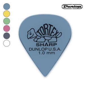 던롭 기타 피크 Dunlop Tortex Sharp 412R 1개 샤프