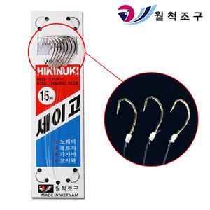 세이코바늘 묶음바늘 바다 낚시 보리멸 카드채비 찌