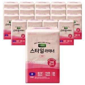 디펜드 스타일 라이너 무향 롱 28Px20팩 (1박스)