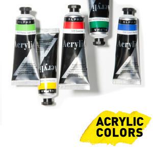 알파 아크릴 낱색 50ml 물감