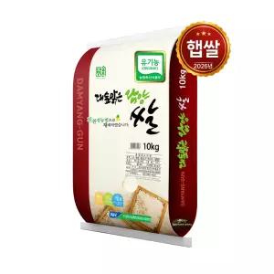 [26년산 햅쌀] 유기농쌀 20kg/ 당일도정 상등급 단일품종 새청무 담양군농협 우렁농법 백미 쌀 대숲맑은 담양쌀