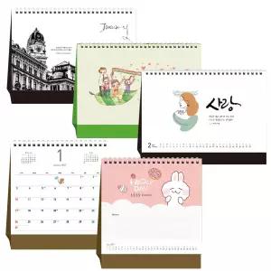 위즈모아 2027 신년 새해 탁상용 데스크 캘린더 책상 사무실 가정용 업무용 대형 디자인 탁상 달력 미니 스케줄러