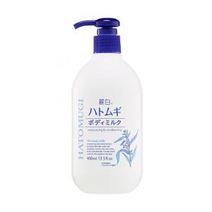 하또무기 율무 바디밀크400ml/모이스처바디로션/대용량/히알루론산함유