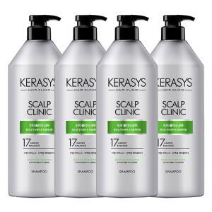 케라시스 두피 클리닉 스칼프 샴푸 750ml 4개